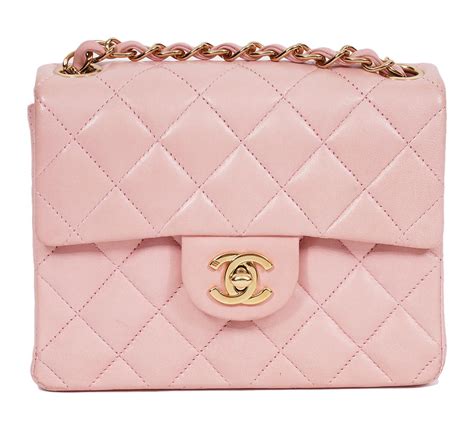 chanel shoulder bag pink